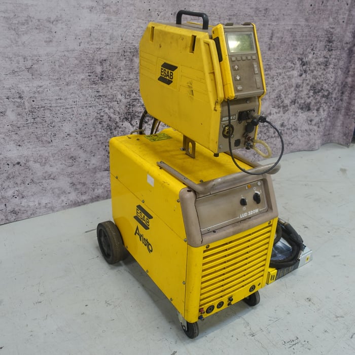 Brugt Esab LUD 320W CO-2 & TIG-anlæg - 320 amp.