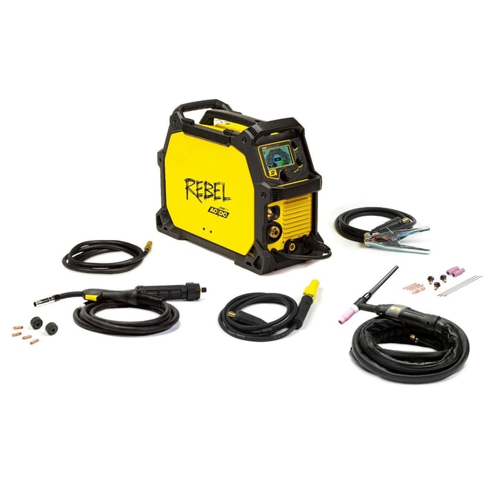 Ny Esab Rebel EMP 205iC AC/DC tripple maskine - 205/235/180 amp.