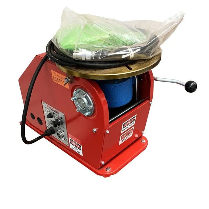 Ny Key Plant VP0.05 motoriseret svejserundbord - 100/50 kg.