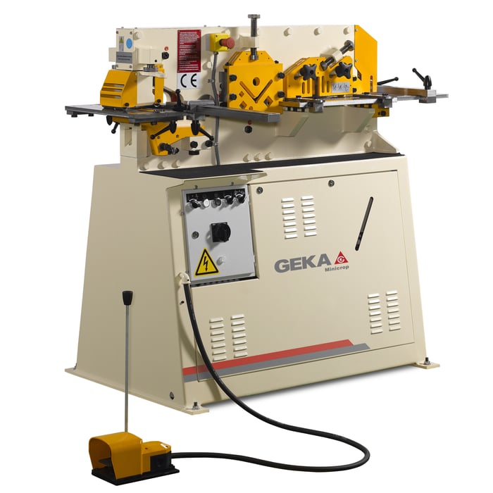 Ny Geka Minicrop 45 hydr. profiljernssaks - 45 tons.