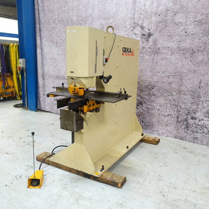 Brugt Geka Puma 100/E-500 hydr. lokkemaskine - 100 tons.
