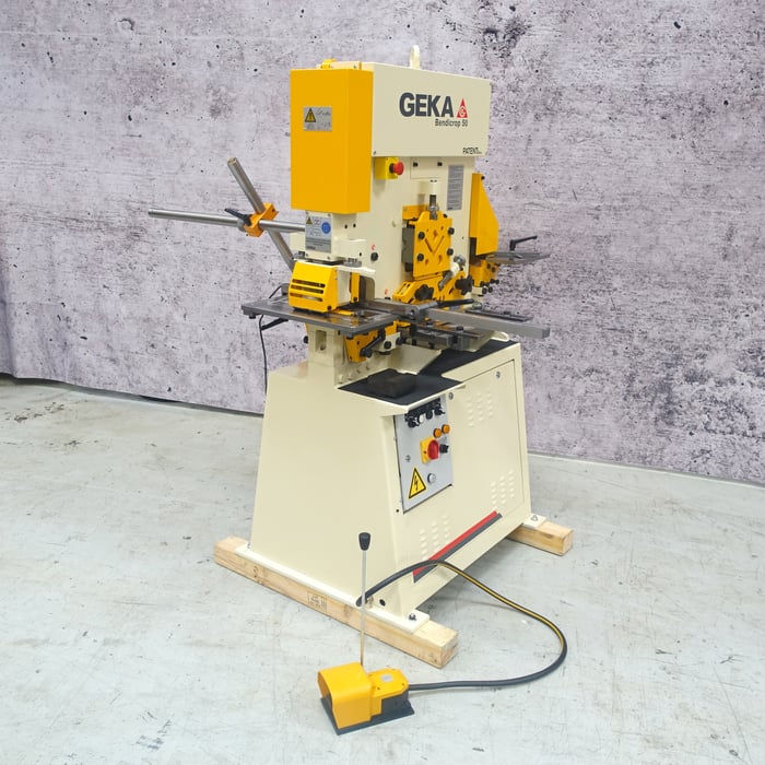 Demo Geka Bendicrop 50 hydr. profiljernssaks - 50 tons.