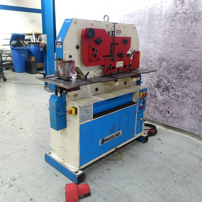 Brugt Kingsland 60 XA hydr. profiljernssaks - 60 tons.