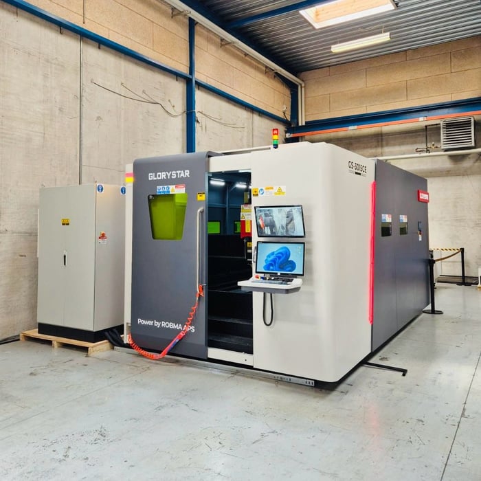 Glorystar GS-3015CE laserskæremaskine - 20 kW.