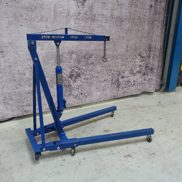 Brugt værkstedskran - 2000 kg.