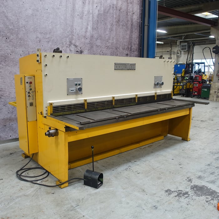 Brugt Donewell 10-3000 hydr. maskinsaks - 3000 x 10 mm.