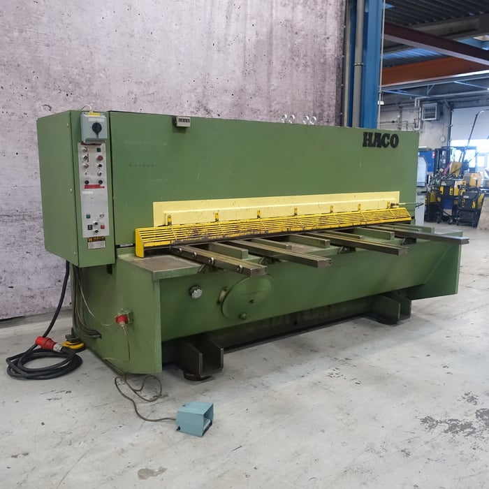 Brugt Haco HS 2513 hydr. maskinsaks - 2500 x 13 mm.