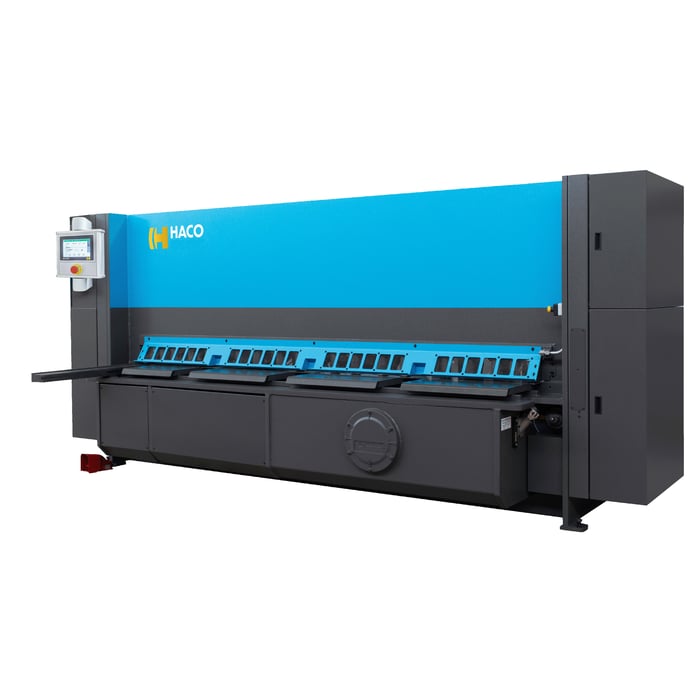 Ny Haco GSX 2008 hydr. CNC maskinsaks - 2050 x 8 mm.