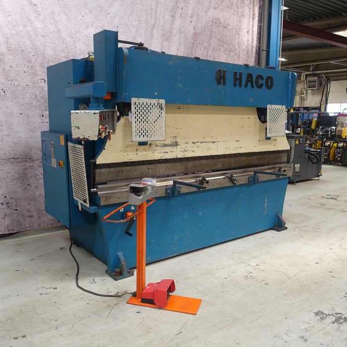 Used Haco PPH 30135 hydr. press brake - 3100 x 135 tn.