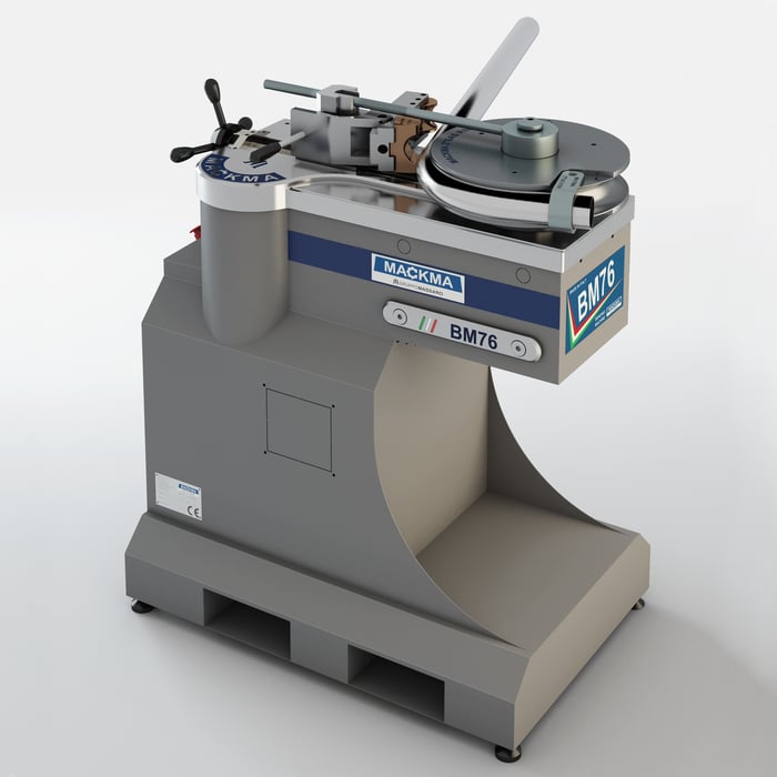 Ny Mackma BM 76 S elektrisk rørbukker - Ø76 x 3 mm.