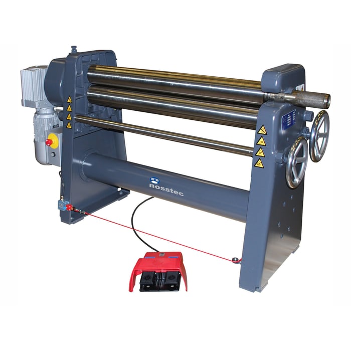 Ny Nosstec 8266-1055 motoriseret pladevalse - 1040 x 5,5 mm.