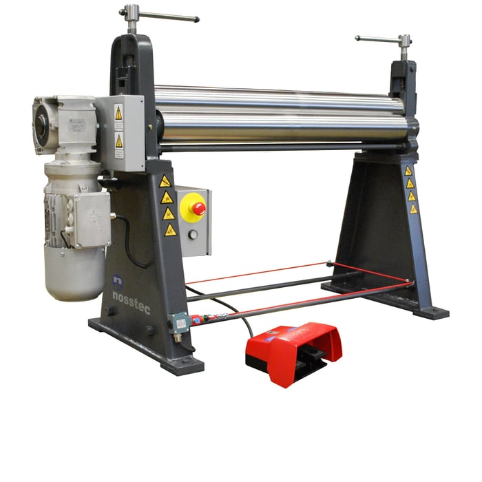 Ny Nosstec 8264-1060 motoriseret pladevalse - 1020 x 6 mm.