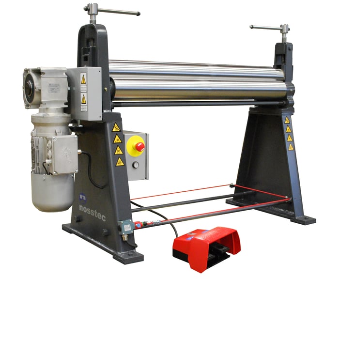 Ny Nosstec 8264-2020 motoriseret pladevalse - 2020 x 2 mm.