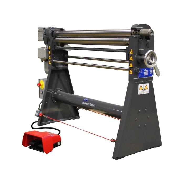 Ny Nosstec 4135-1015 motoriseret pladevalse - 1010 x 1,5 mm.