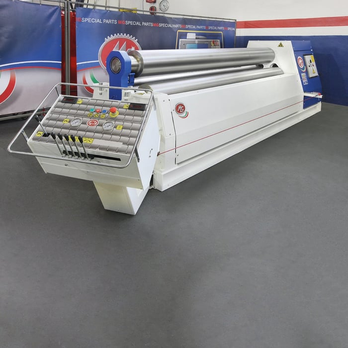 Ny MG G 2006 hydr. 3-valset pladevalse - 2050 x 6/4 mm.