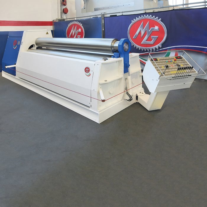 Ny MG M 2010 hydr. 4-valset pladevalse - 2050 x 10/8 mm.