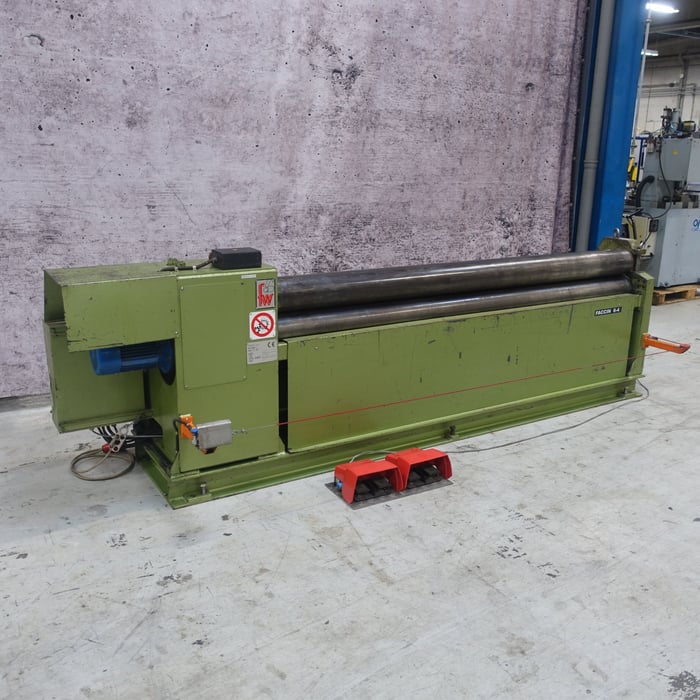 Brugt Faccin ASI/M 2,5-6/4 motoriseret pladevalse - 2500 x 6/4 mm.