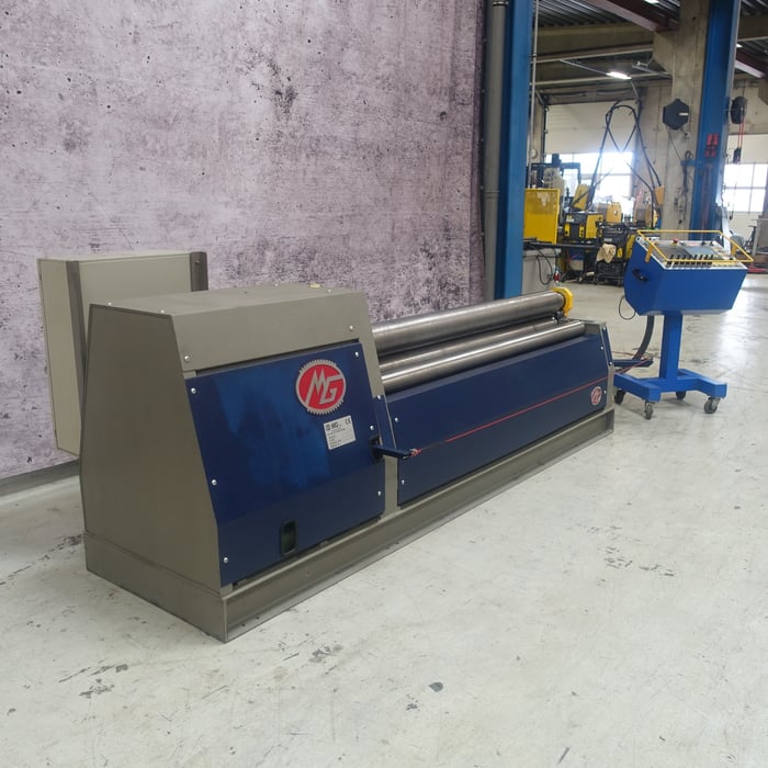 Brugt MG MH 206 P hydr. 4-valset CNC pladevalse - 2050 x 6/4 mm.